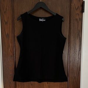 Lesley Evers Stella Black Knit Top - L